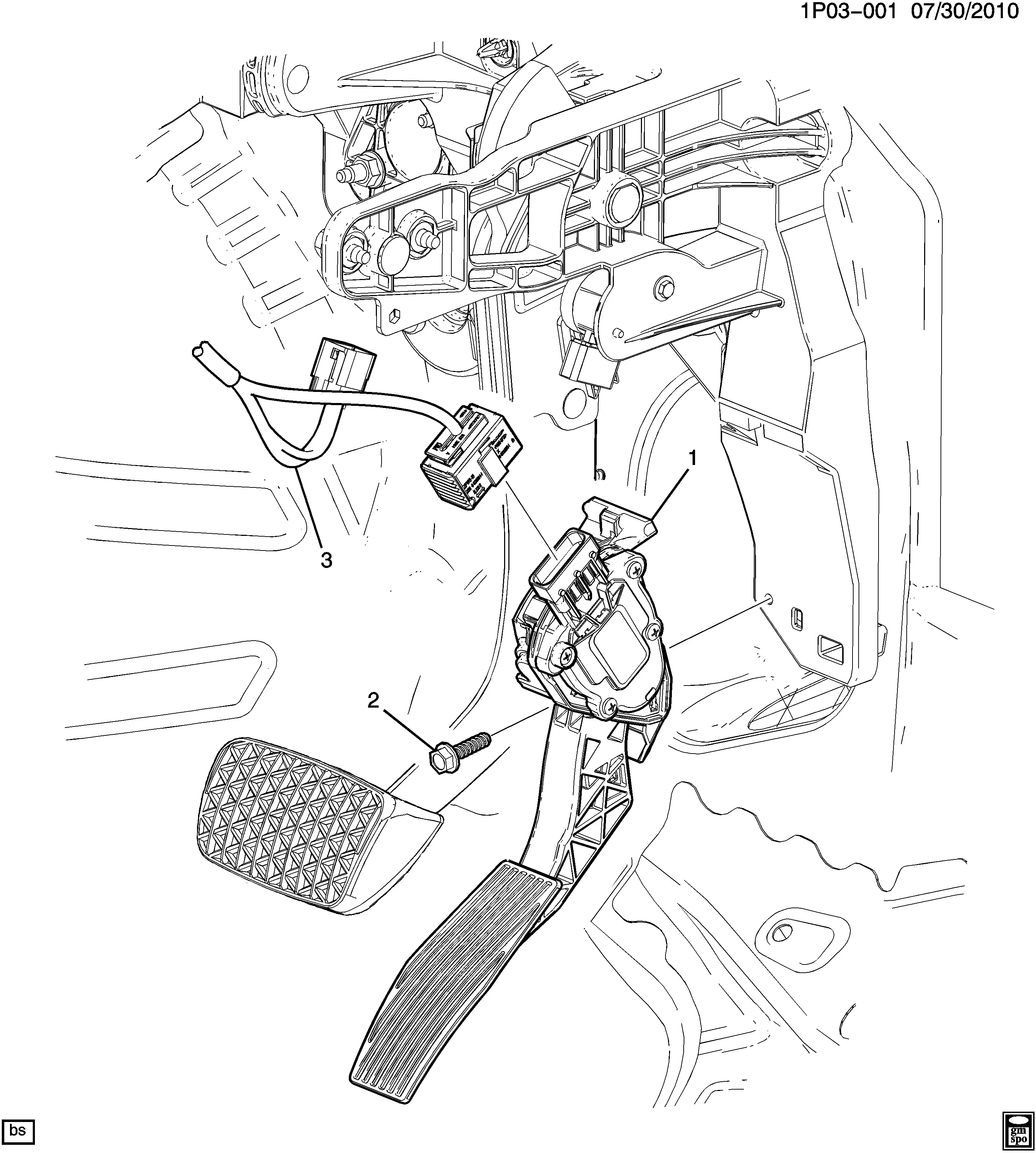 Accelerator Pedal diagram