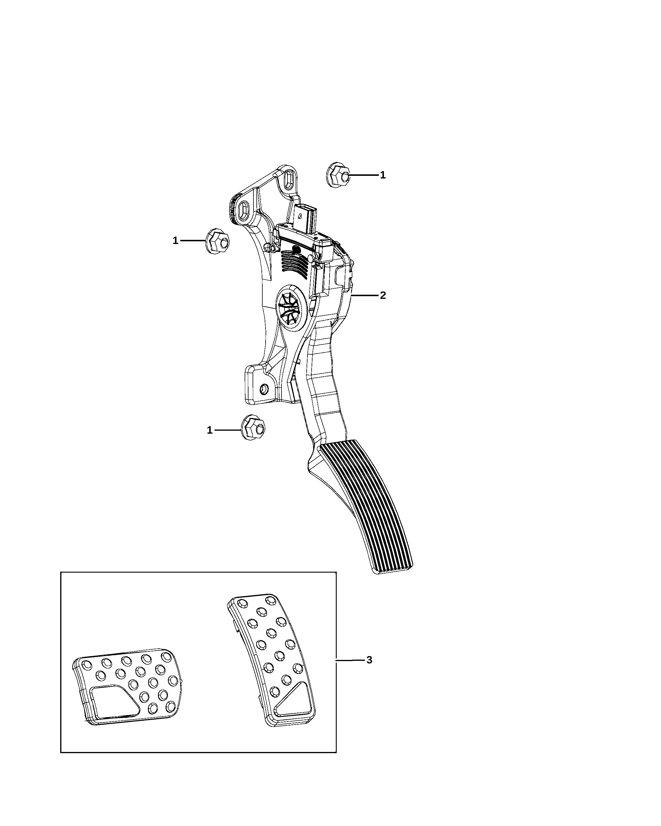 Accelerator Pedal diagram