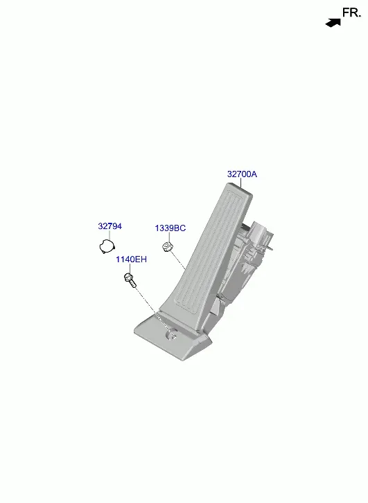 Accelerator Pedal diagram
