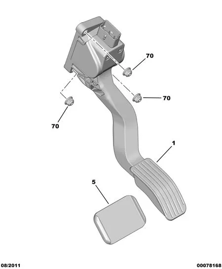 Accelerator Pedal diagram