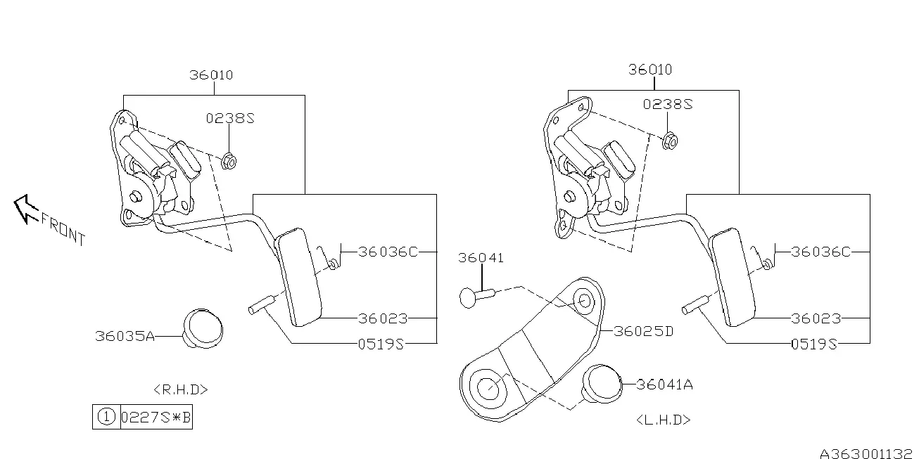 Accelerator Pedal diagram