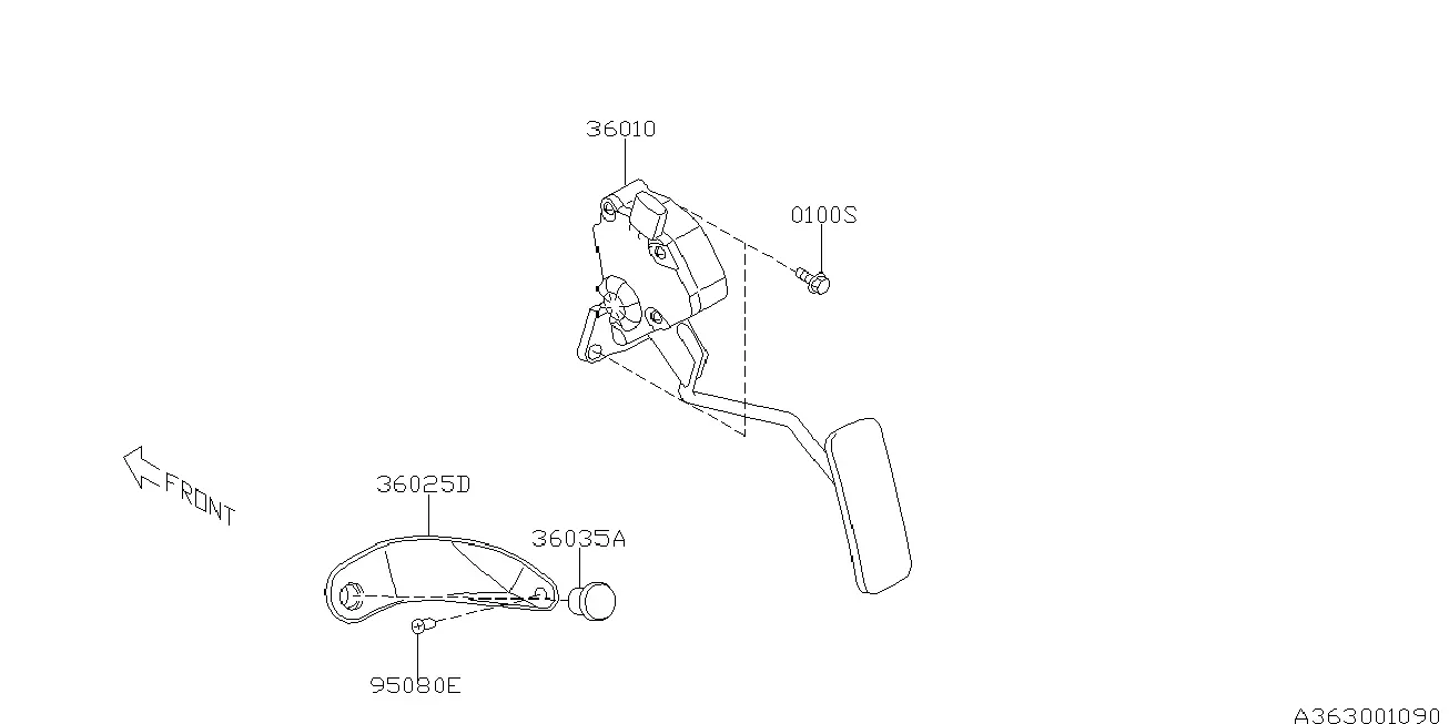 Accelerator Pedal diagram