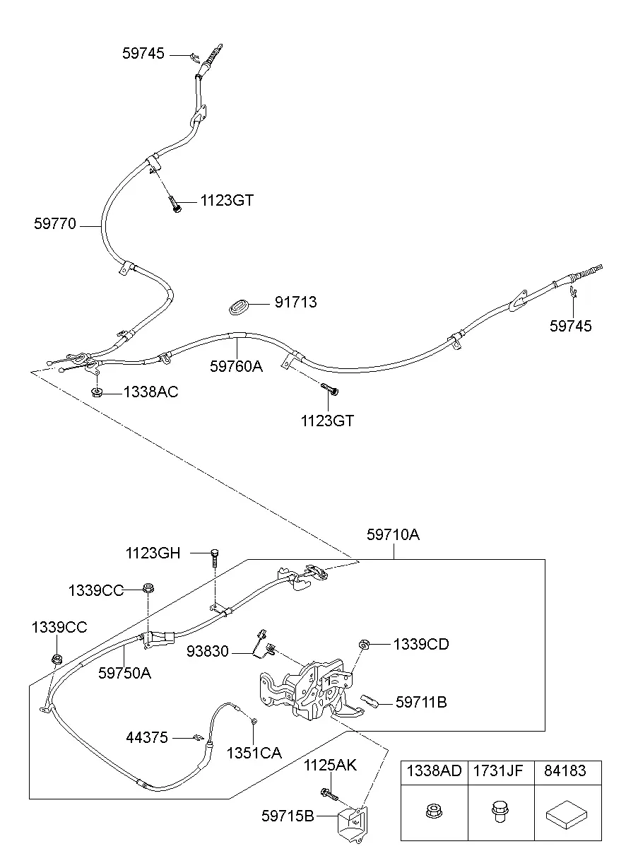 Parking Brake Pedal diagram