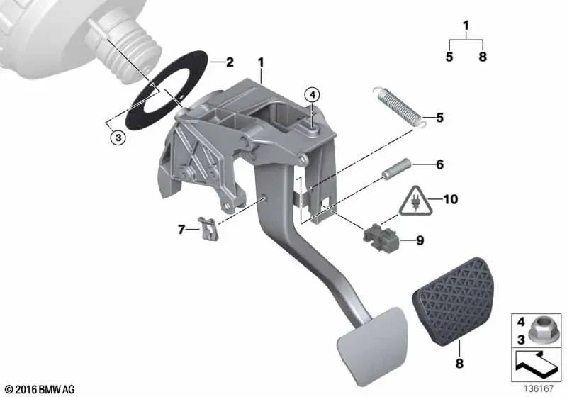 Pedal Assembly diagram