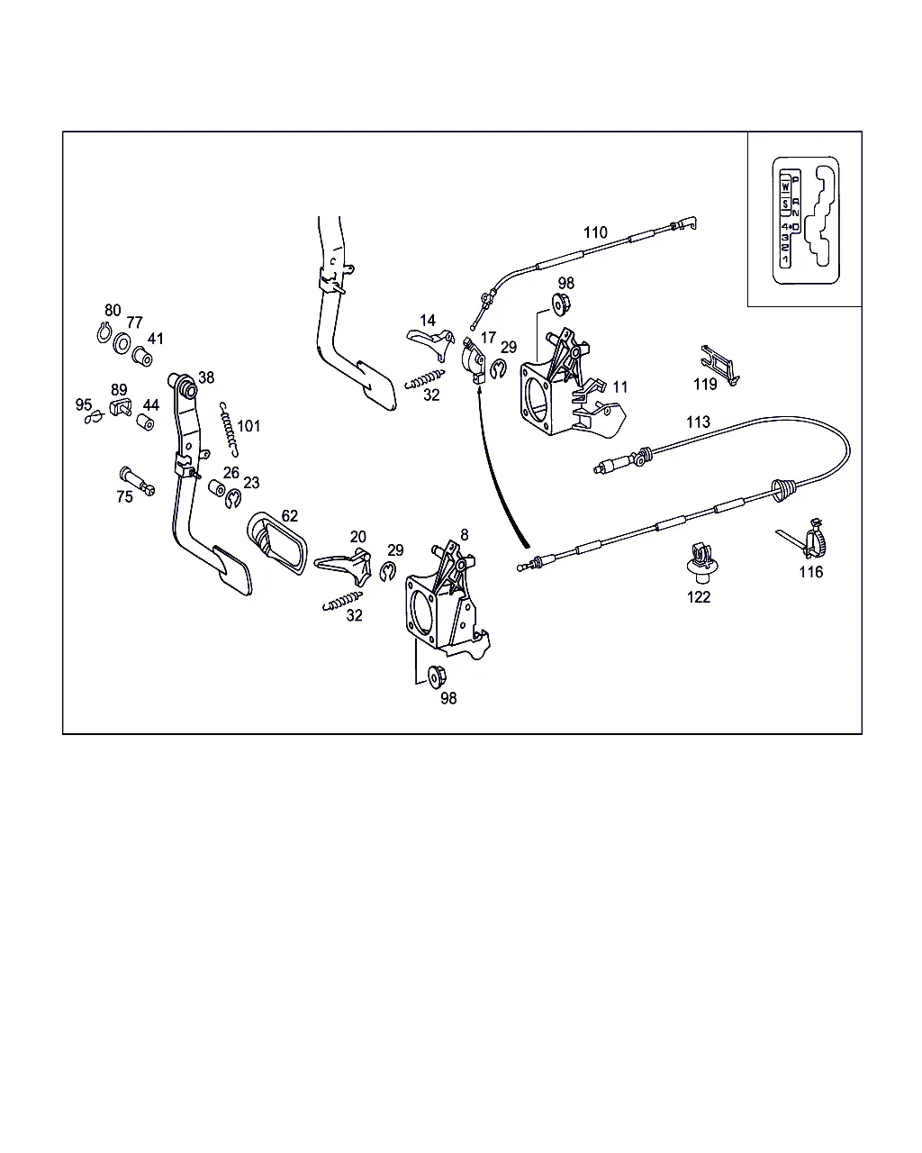 Pedal Assembly With Bearings diagram