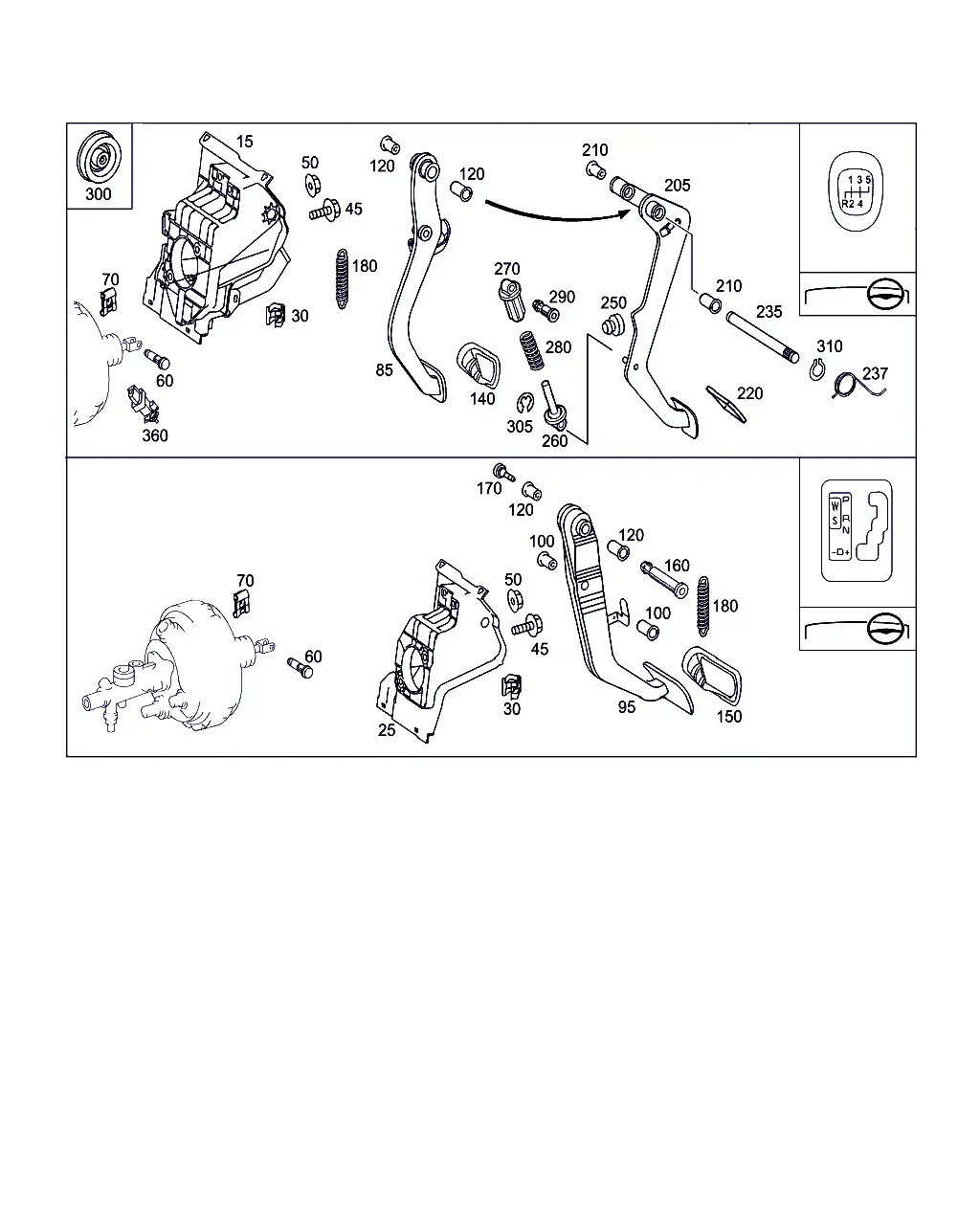 Pedal Assembly With Bearings diagram