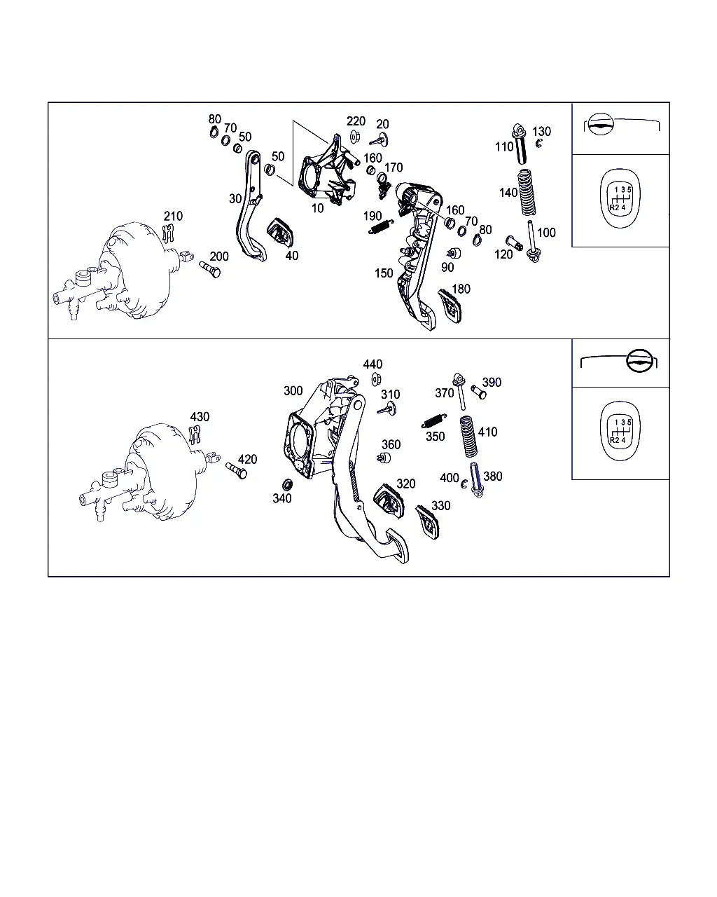 Педальный узел с подшипниками diagram