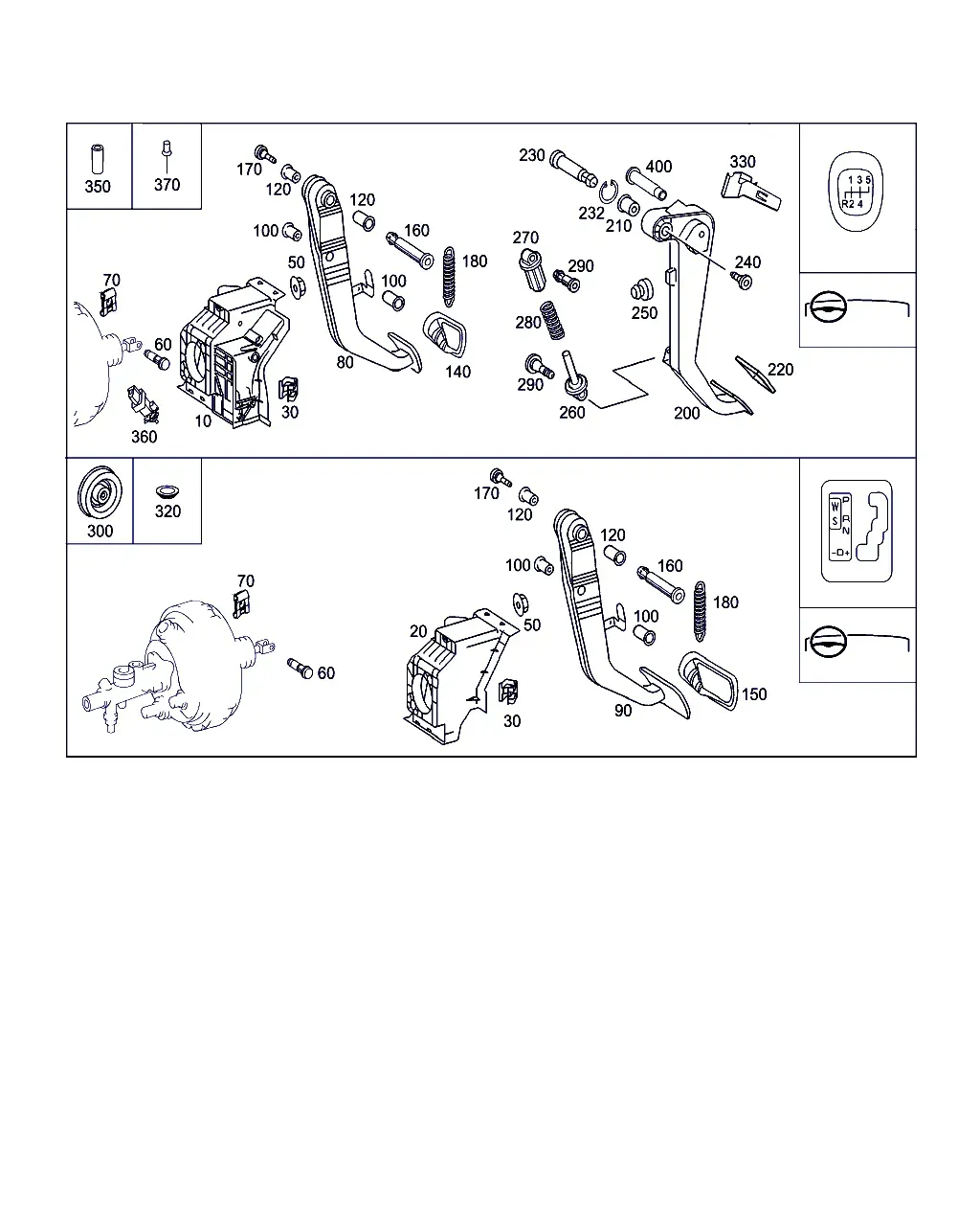 Pedal Assembly With Bearings diagram