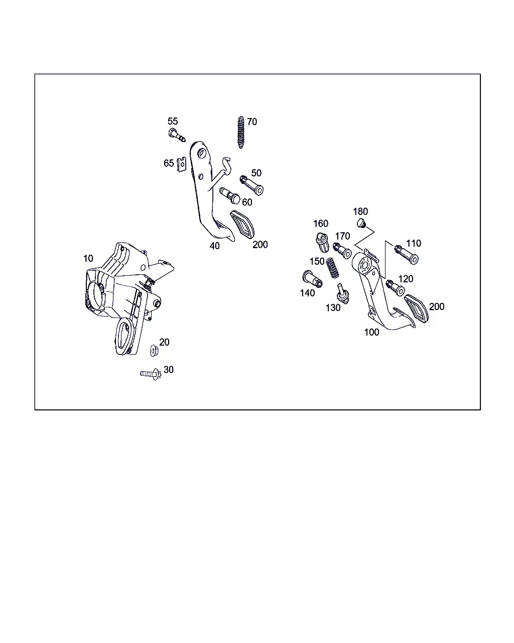 Pedal Assembly With Bearings diagram