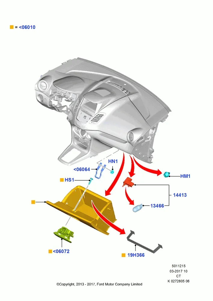 Glove Box diagram