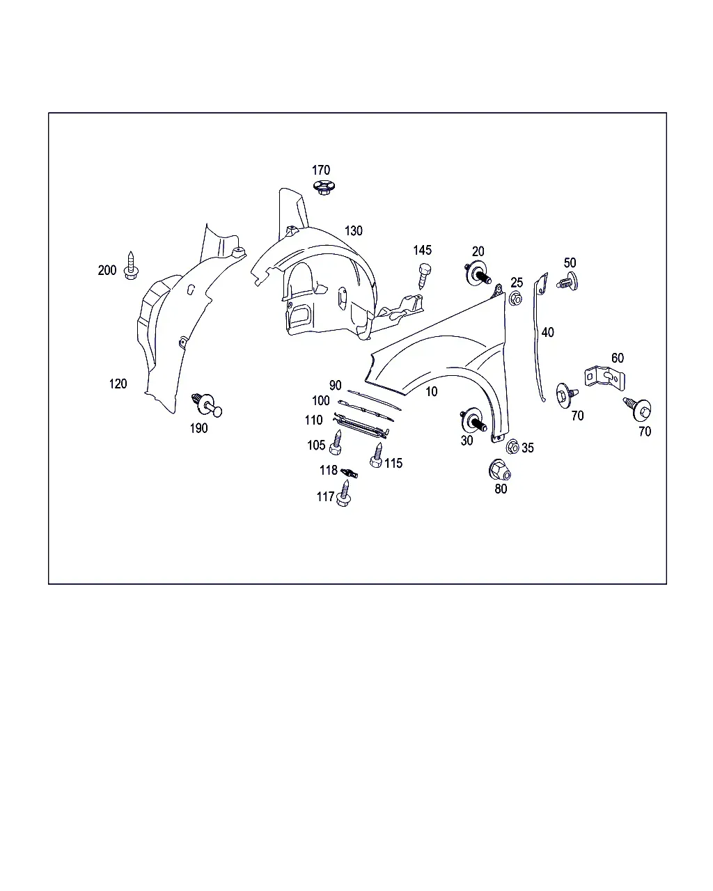 Front Fender diagram