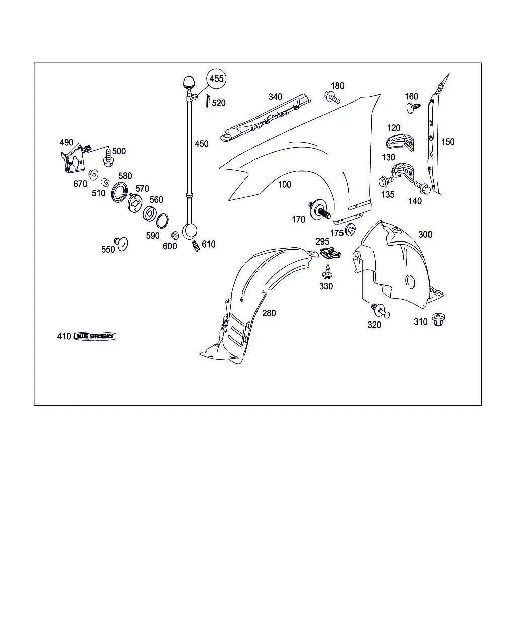 Front Fender diagram