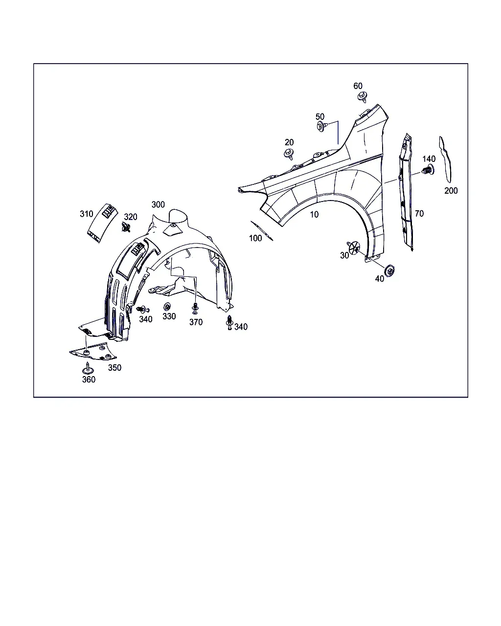 Front Fender diagram