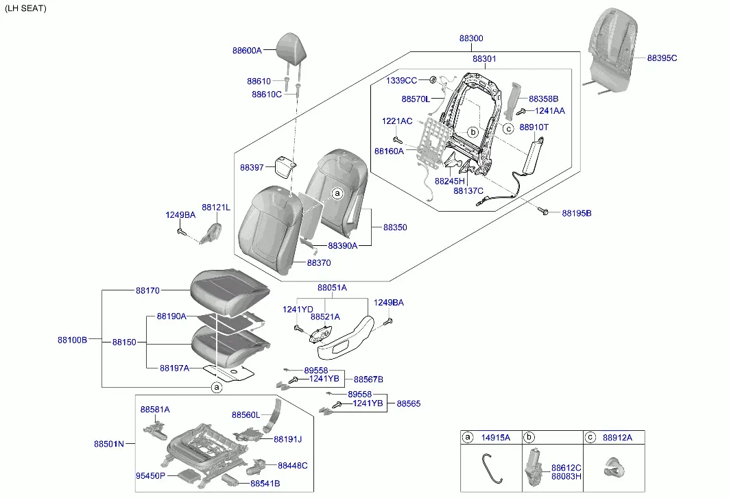 Front Seat diagram