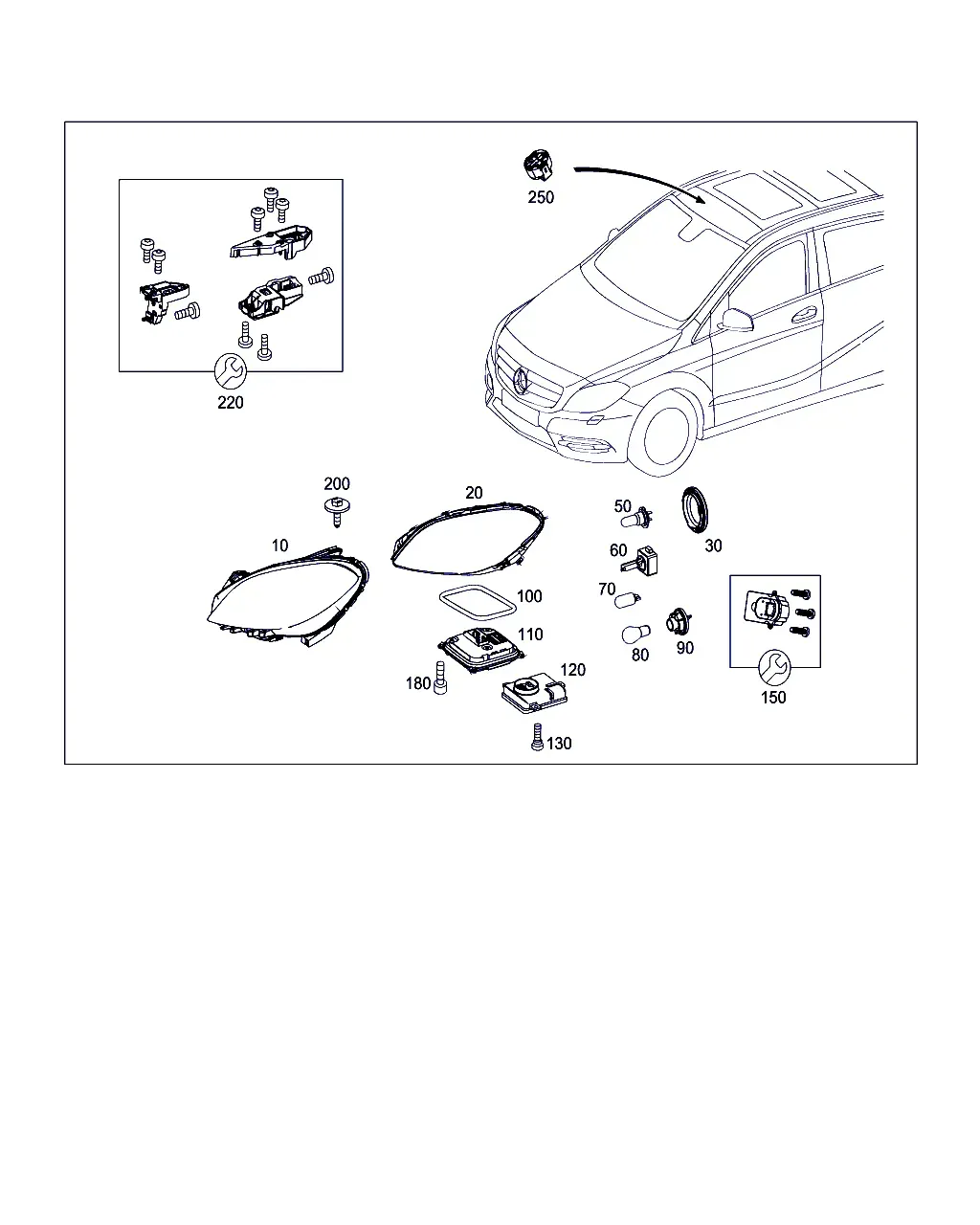 Front Headlights diagram