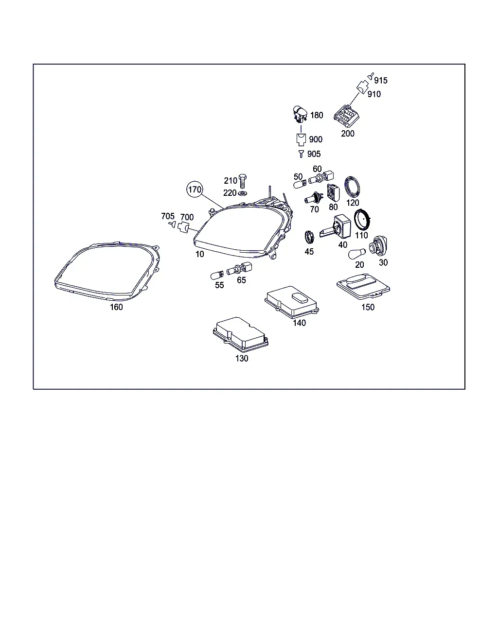 Front Headlights diagram