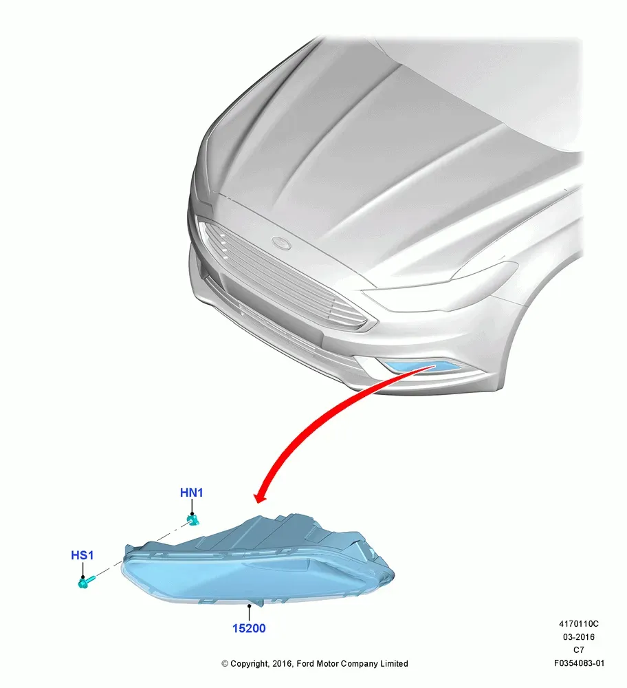 Front Fog Lamps diagram
