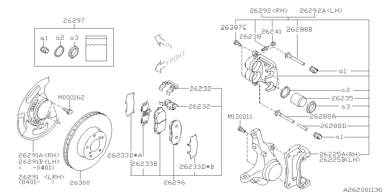 Front Brakes diagram
