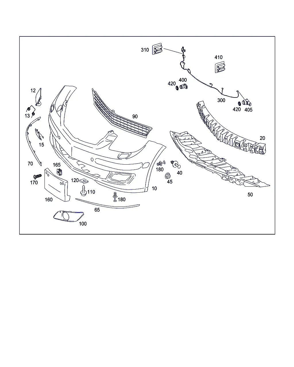 Front Bumper diagram
