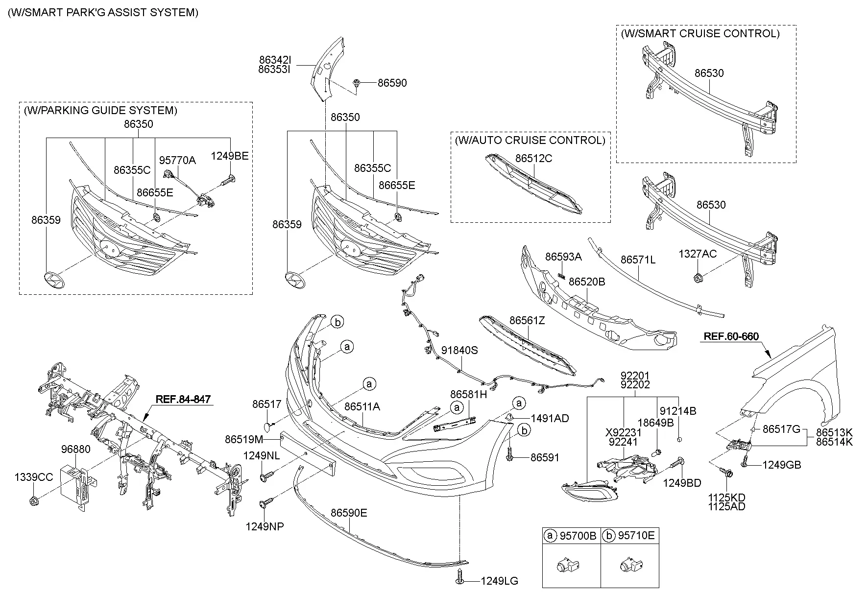 Front Bumper diagram