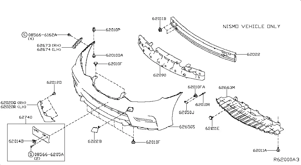 Front Bumper diagram