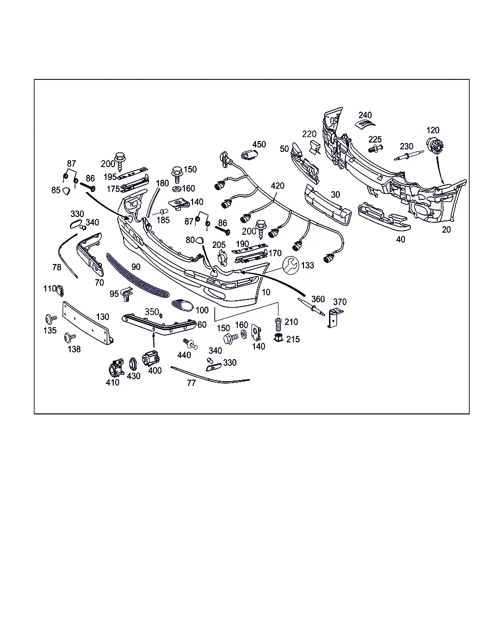 Front Bumper diagram