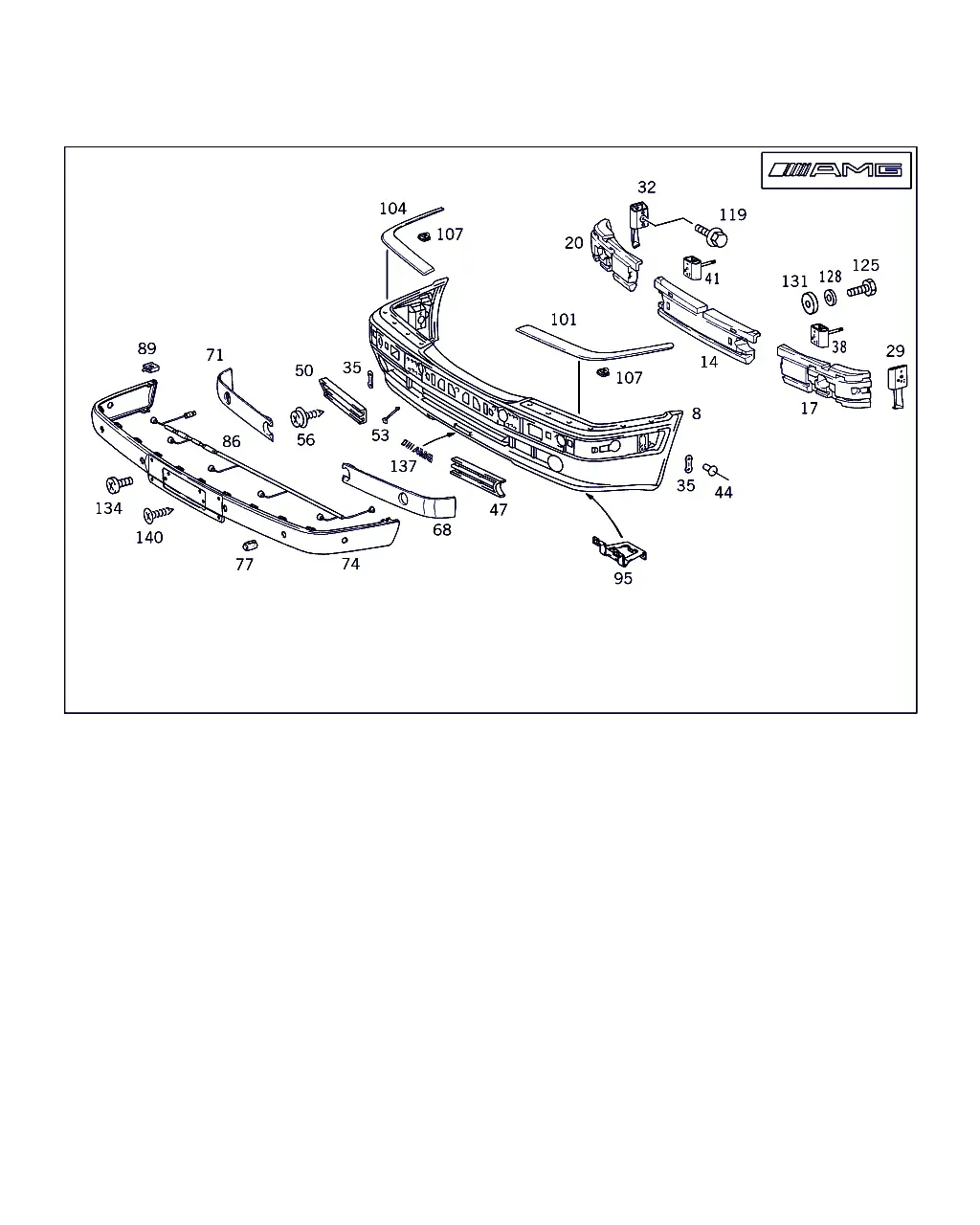Front Bumper diagram