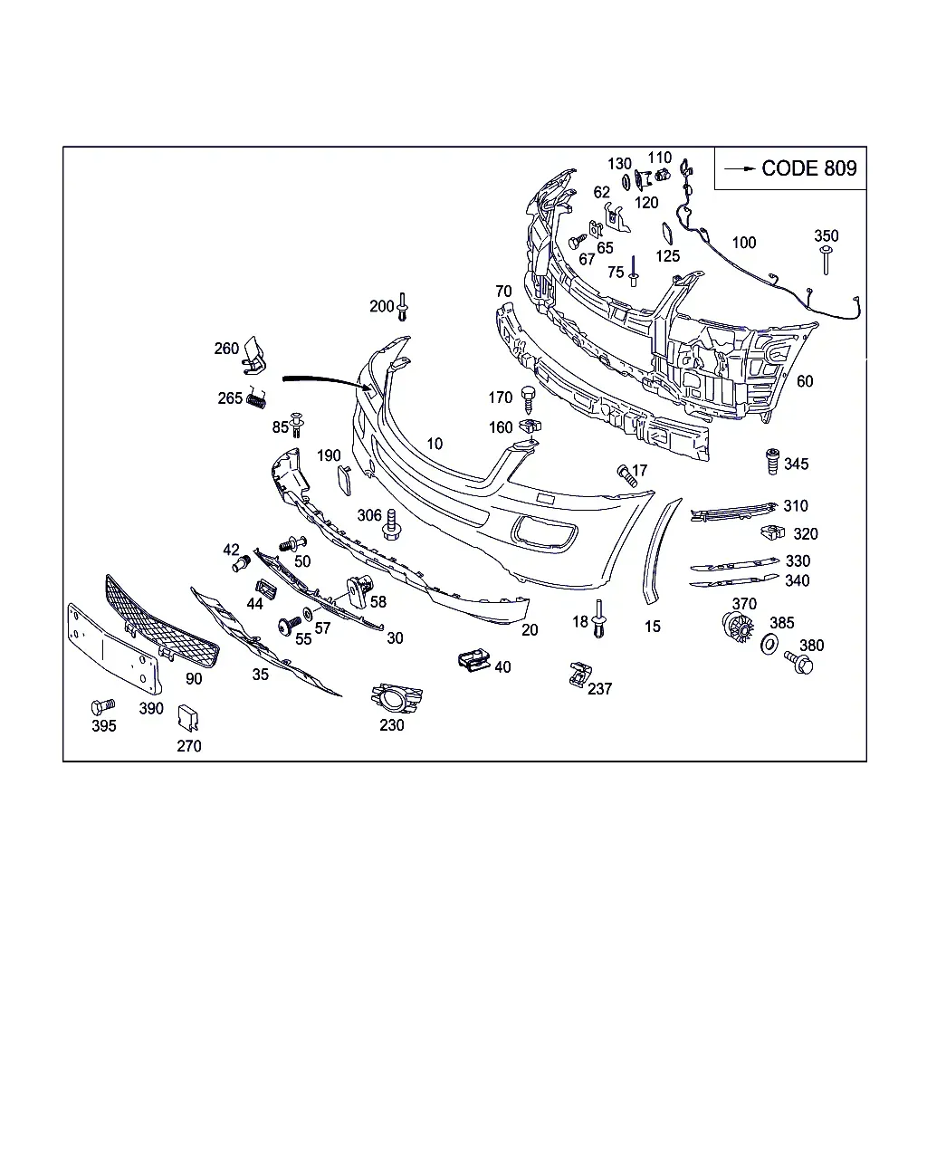 Front Bumper diagram
