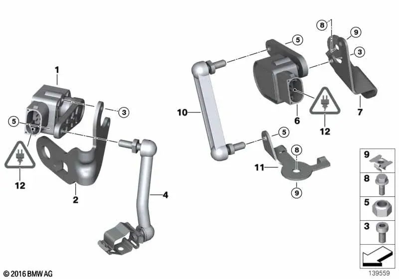 Front Ride Height Sensor diagram