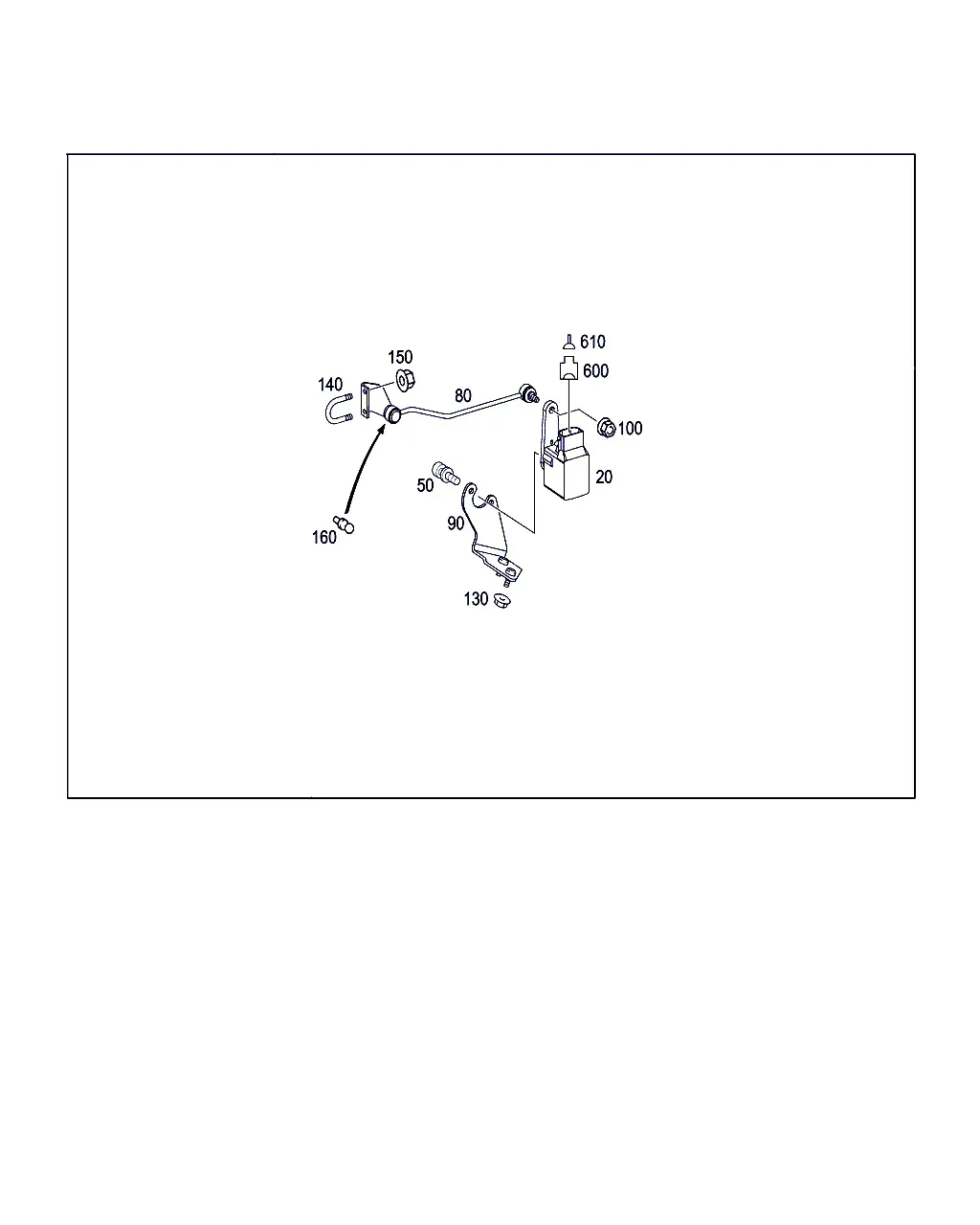 Front Headlight Leveling Sensor diagram