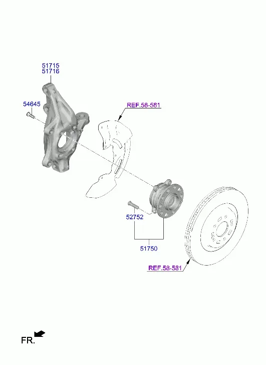 Front Axle diagram