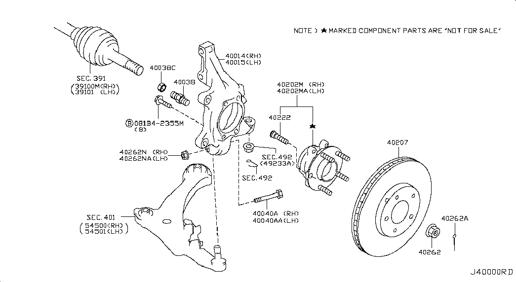 Front Axle diagram