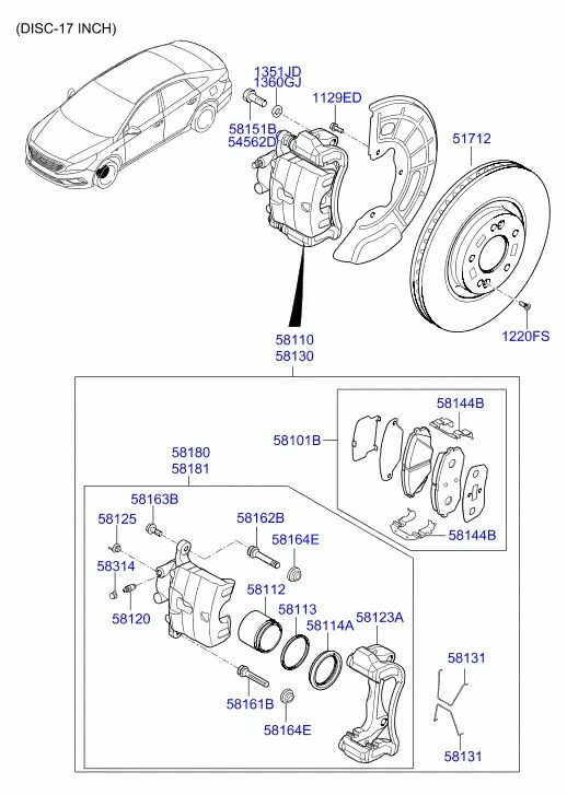 Front Axle diagram