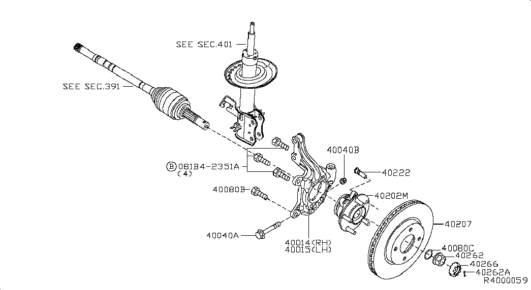 Front Axle diagram