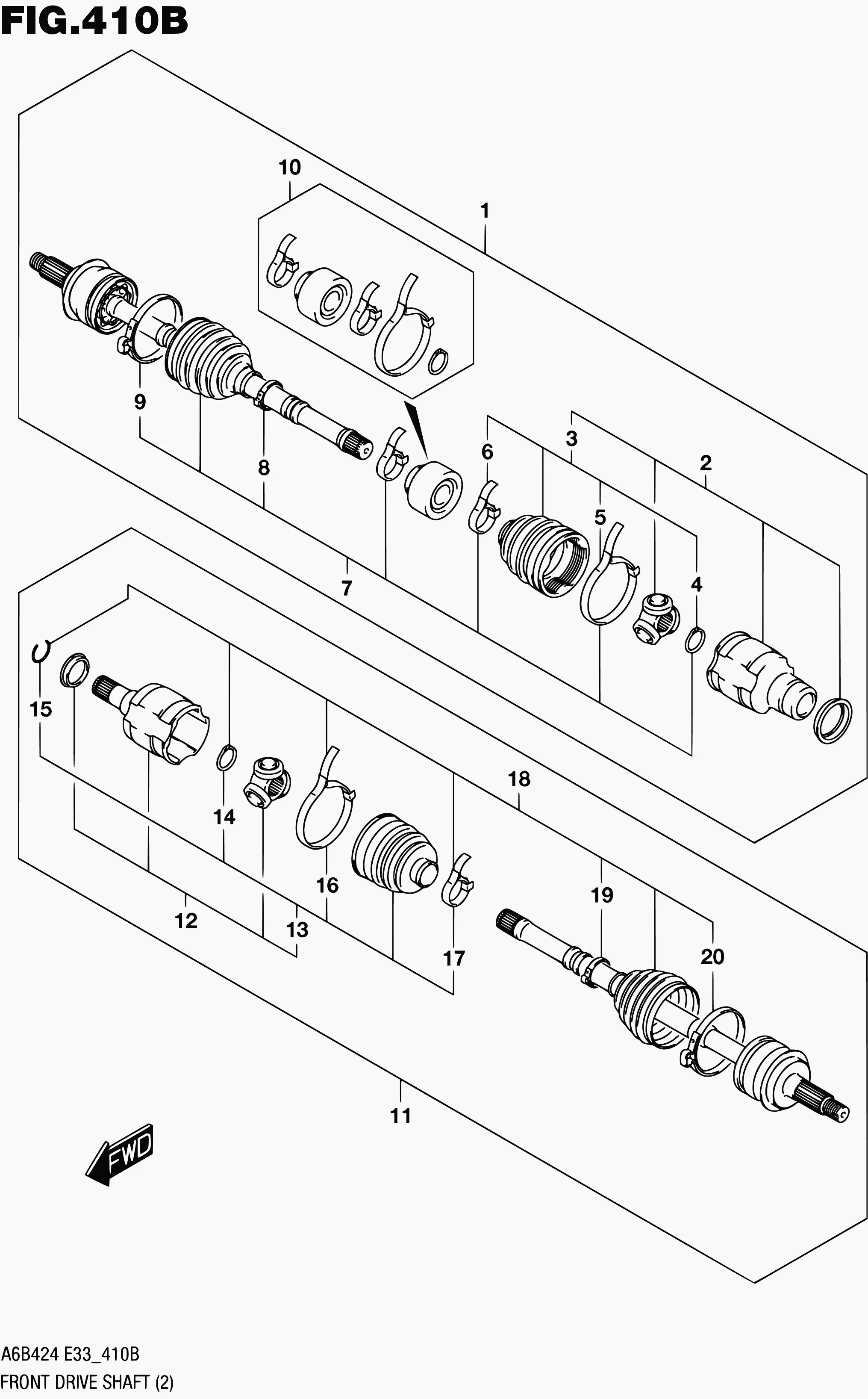 Front Drive Shaft diagram