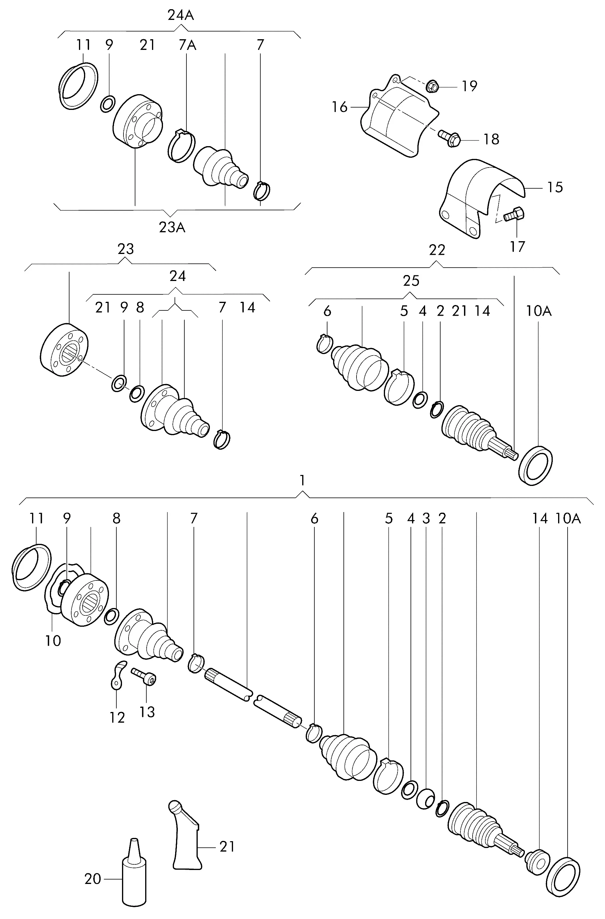 Front Drive Shaft diagram