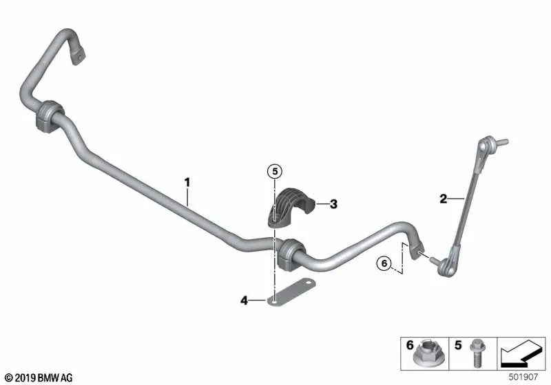 Front Stabilizer Bar diagram