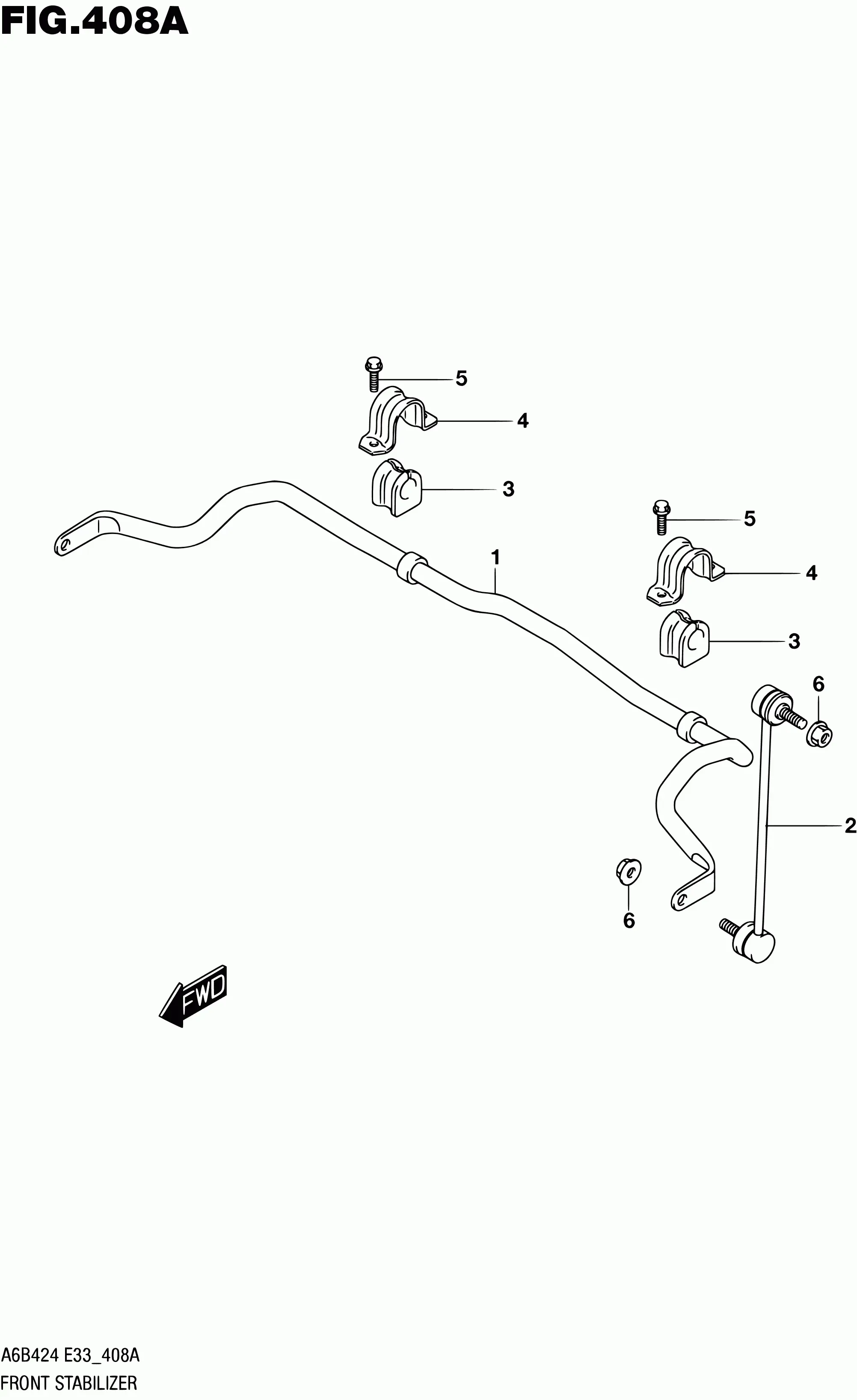 Front Sway Bar diagram