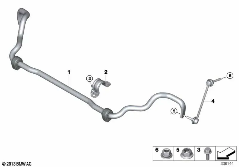 Front Stabilizer Bar diagram