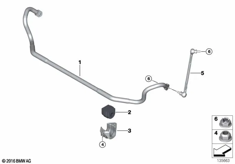 Front Stabilizer Bar diagram