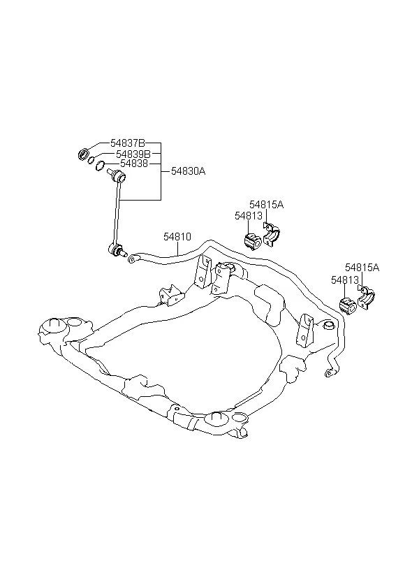 Front Stabilizer Bar diagram