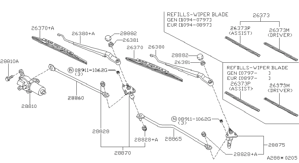 Windshield Wiper diagram