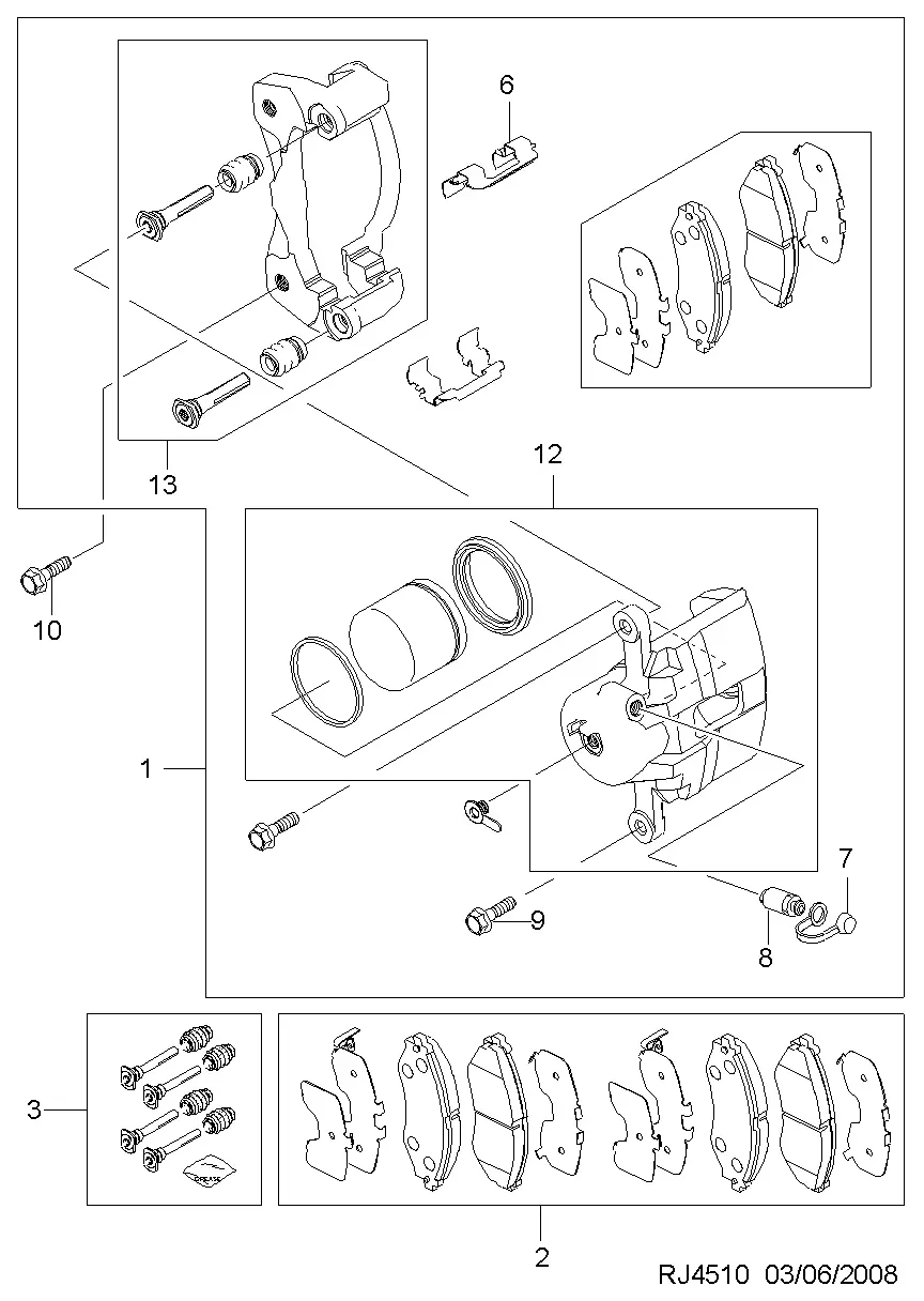 Front Brake diagram