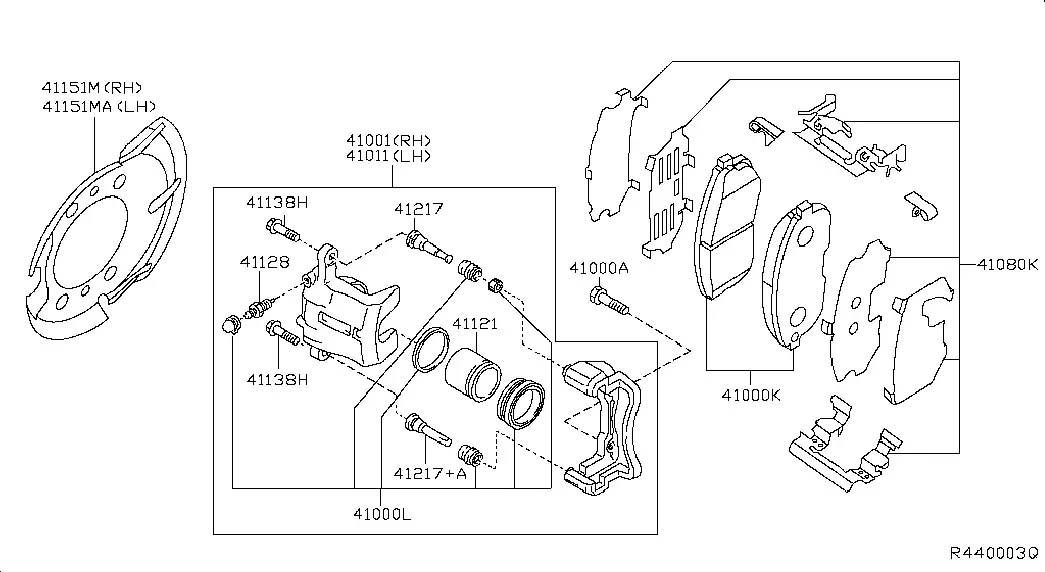 Front Brake diagram