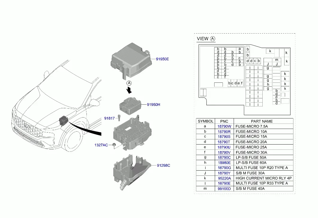 Front Wiring Harness diagram