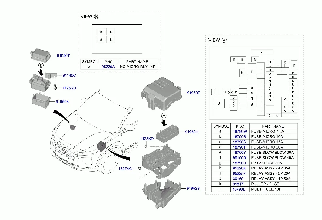 Front Wiring Harness diagram