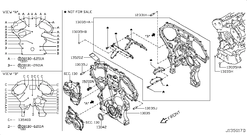 Engine Front Cover diagram