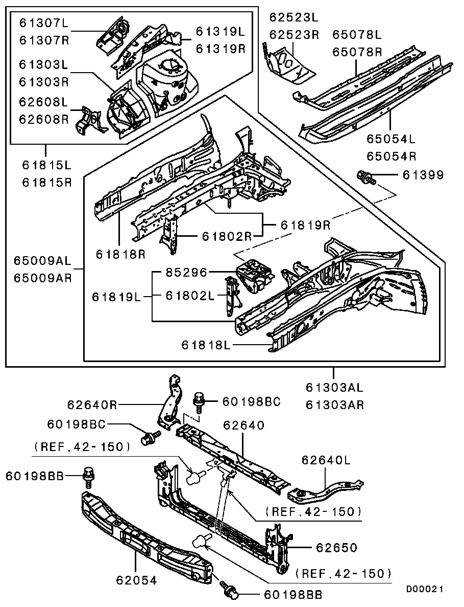 Front Body Panel diagram