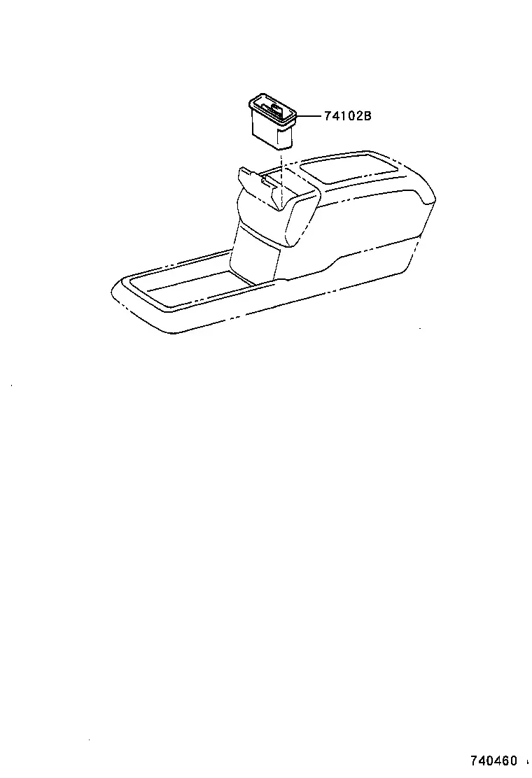 Front Ashtray diagram