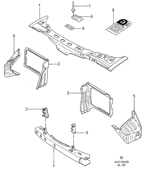 Front Bulkhead diagram